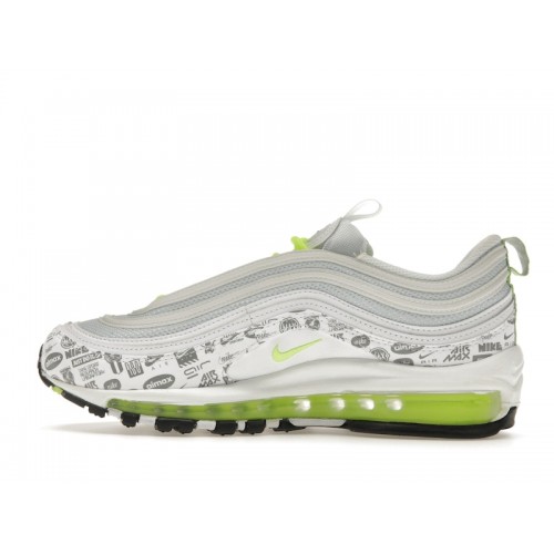 Кроссы Nike Air Max 97 Volt Reflective Logo - мужская сетка размеров