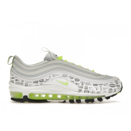 Кроссы Nike Air Max 97 Volt Reflective Logo - мужская сетка размеров