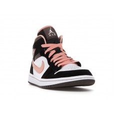 Женские Jordan 1 Mid Peach Mocha (W)