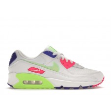 Женские Nike Air Max 90 White Neon (W)