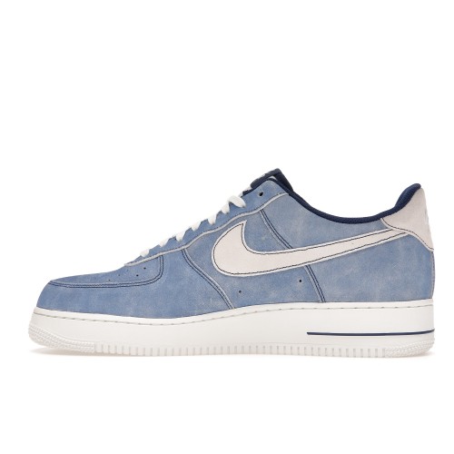 Кроссы Nike Air Force 1 Low Dusty Blue Suede - мужская сетка размеров