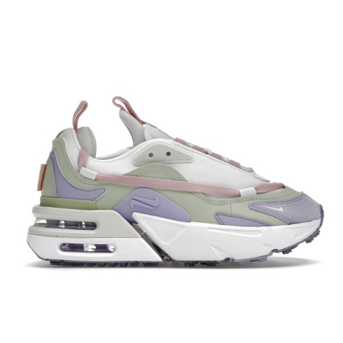 Кроссы Nike Air Max Furyosa Summit White Honeydew (W) - женская сетка размеров