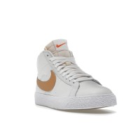 Мужские кроссовки Nike SB Zoom Blazer Mid ISO White Light Cognac