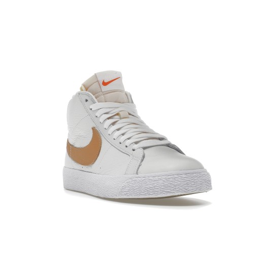 Мужские кроссовки Nike SB Zoom Blazer Mid ISO White Light Cognac