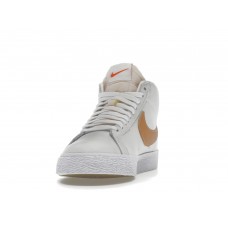 Мужские кроссовки Nike SB Zoom Blazer Mid ISO White Light Cognac