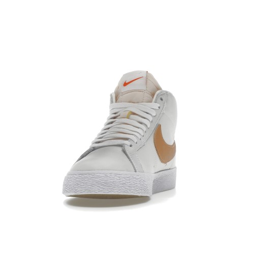 Мужские кроссовки Nike SB Zoom Blazer Mid ISO White Light Cognac