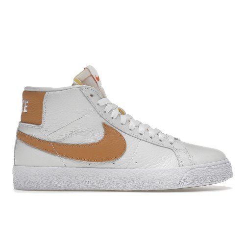 Мужские кроссовки Nike SB Zoom Blazer Mid ISO White Light Cognac