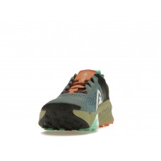 Кроссовки Nike ZoomX Zegama Trail Light Slate Grey Glow Green Bone Black