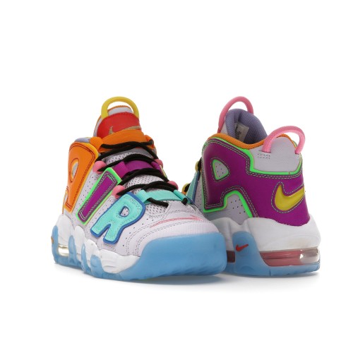 Кроссы Nike Air More Uptempo Multi-Color (GS) - подростковая сетка размеров