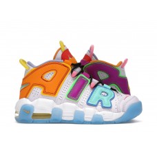 Подростковые кроссовки Nike Air More Uptempo Multi-Color (GS)