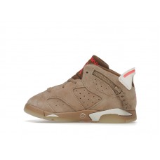 Малышам Jordan 6 Retro Travis Scott British Khaki (TD)