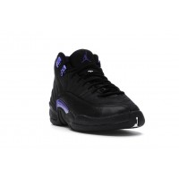 Подростковые кроссовки Jordan 12 Retro Black Dark Concord (GS)