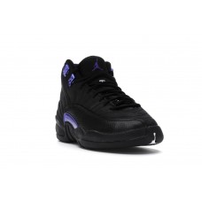 Подростковые кроссовки Jordan 12 Retro Black Dark Concord (GS)