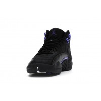 Подростковые кроссовки Jordan 12 Retro Black Dark Concord (GS)