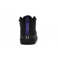 Подростковые кроссовки Jordan 12 Retro Black Dark Concord (GS)