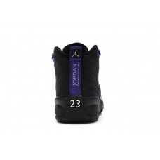 Подростковые кроссовки Jordan 12 Retro Black Dark Concord (GS)