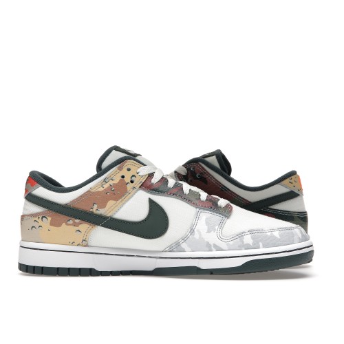 Кроссы Nike Dunk Low SE Sail Multi-Camo - мужская сетка размеров