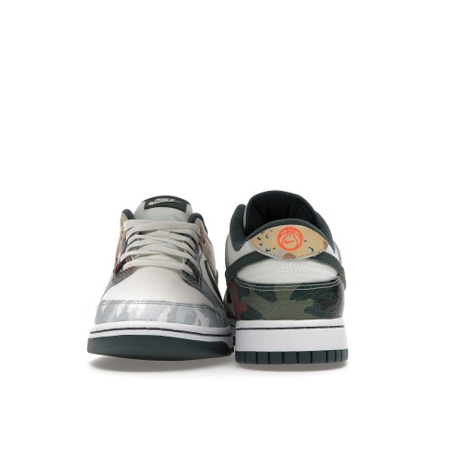 Кроссы Nike Dunk Low SE Sail Multi-Camo - мужская сетка размеров
