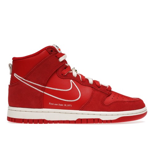 Кроссы Nike Dunk High First Use Red - мужская сетка размеров