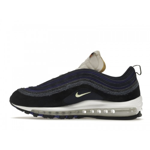 Кроссы Nike Air Max 97 SE Running Club Black Royal - мужская сетка размеров