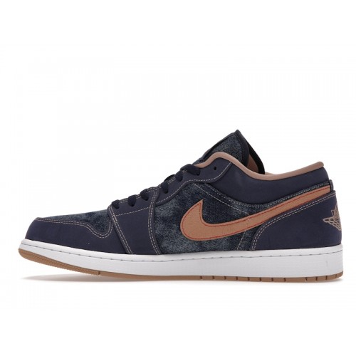Кроссы Jordan 1 Low SE Denim - мужская сетка размеров