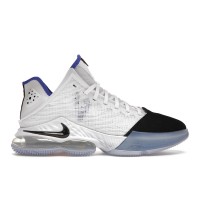 Кроссовки Nike LeBron 19 Low White Medium Blue Siren Red Black
