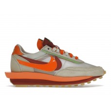 Кроссовки Nike LD Waffle sacai CLOT Kiss of Death Net Orange Blaze