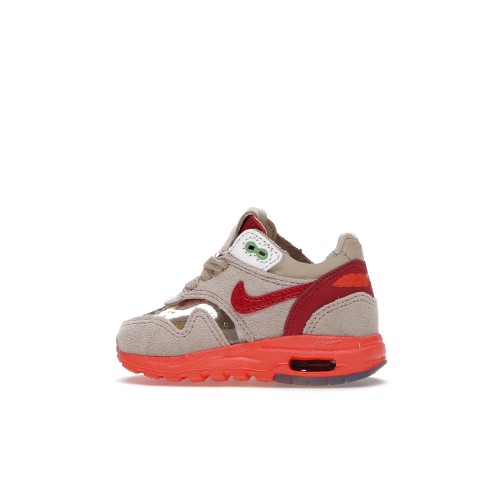 Кроссы Nike Air Max 1 CLOT Kiss of Death (2021) (TD) - детская сетка размеров