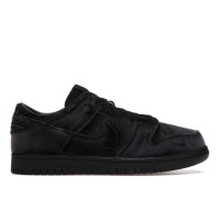 Кроссовки Nike Dunk Low Dover Street Market Triple Black Velvet