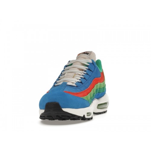 Кроссы Nike Air Max 95 SE Air Max Running Club Photo Blue - мужская сетка размеров