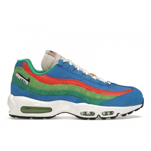 Кроссы Nike Air Max 95 SE Air Max Running Club Photo Blue - мужская сетка размеров