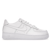 Подростковые кроссовки Nike Air Force 1 Low LE Triple White (GS)