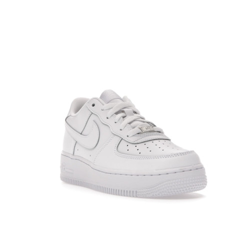Nike Air Force 1 Low LE Triple White (GS) - подростковая сетка размеров