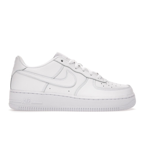 Nike Air Force 1 Low LE Triple White (GS) - подростковая сетка размеров