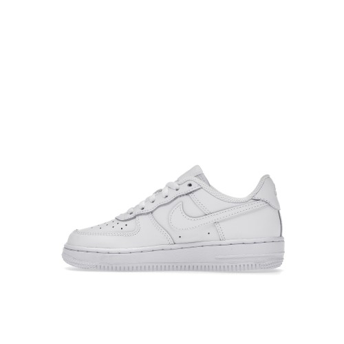 Кроссы Nike Air Force 1 Low LE Triple White (PS) - детская сетка размеров