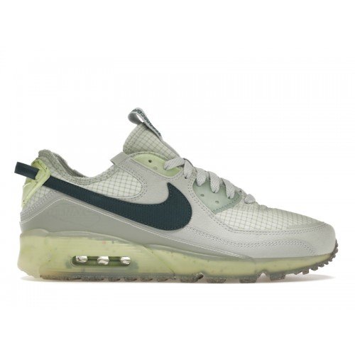 Кроссы Nike Air Max 90 Terrascape Grey Haze Dark Teal Green Seafoam - мужская сетка размеров