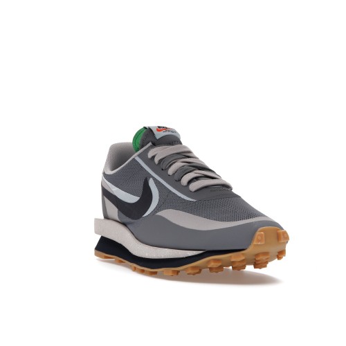 Кроссы Nike LD Waffle sacai CLOT Kiss of Death 2 Cool Grey - мужская сетка размеров