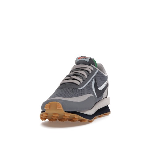 Кроссы Nike LD Waffle sacai CLOT Kiss of Death 2 Cool Grey - мужская сетка размеров