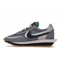 Кроссовки Nike LD Waffle sacai CLOT Kiss of Death 2 Cool Grey