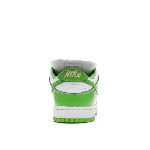 Кроссы Nike SB Dunk Low Supreme Stars Mean Green (2021) - мужская сетка размеров