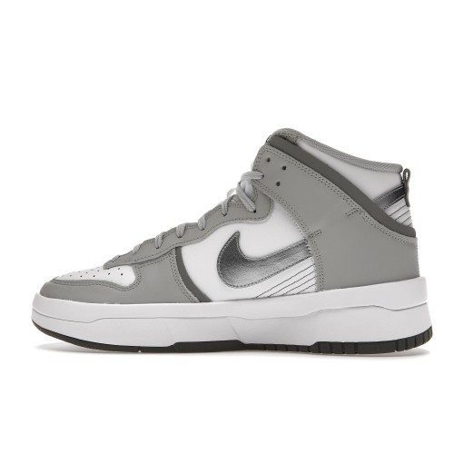 Кроссы Nike Dunk High Up Light Smoke Grey (W) - женская сетка размеров