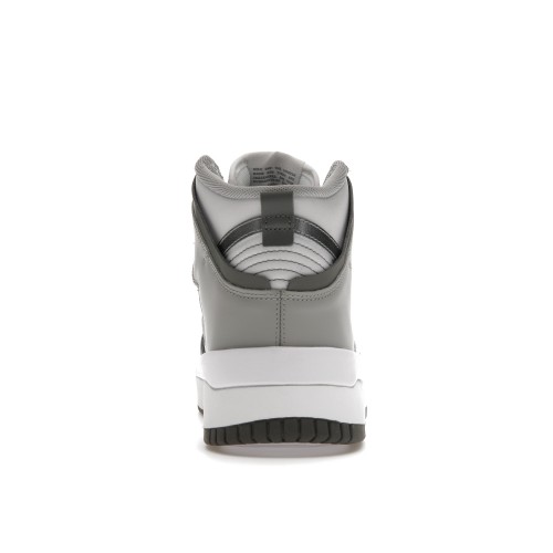 Кроссы Nike Dunk High Up Light Smoke Grey (W) - женская сетка размеров