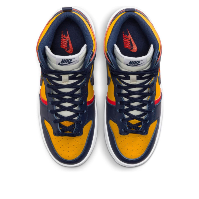 Nike Dunk High Up Michigan (W) - женская сетка размеров Nike Dunk High Up Michigan (W) - женская сетка размеров