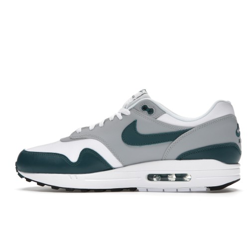 Кроссы Nike Air Max 1 Dark Teal Green - мужская сетка размеров