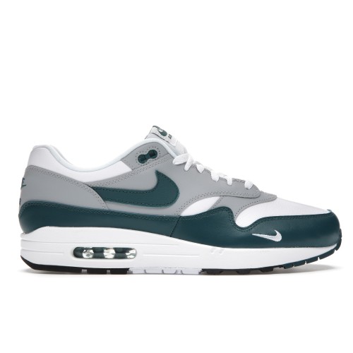 Кроссы Nike Air Max 1 Dark Teal Green - мужская сетка размеров