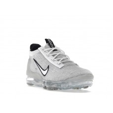 Nike Air VaporMax 2021 FK White Black Metallic Silver