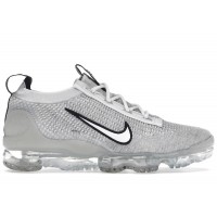 Nike Air VaporMax 2021 FK White Black Metallic Silver