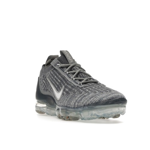 Кроссы Nike Air VaporMax 2021 FK Armory Blue Smoke Grey - мужская сетка размеров