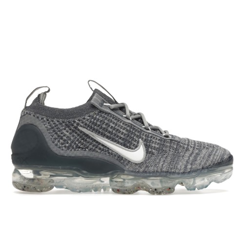 Кроссы Nike Air VaporMax 2021 FK Armory Blue Smoke Grey - мужская сетка размеров