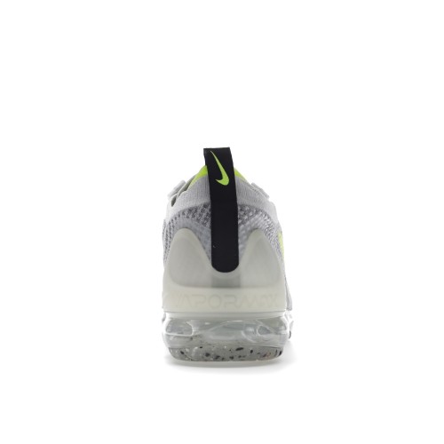 Кроссы Nike Air VaporMax 2021 FK Wolf Grey White Volt - мужская сетка размеров